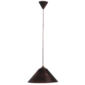 Εικόνα της Φωτιστικό Conos/30 Copper 1/L Κρεμαστο Πλαστικο Heronia 35-0028