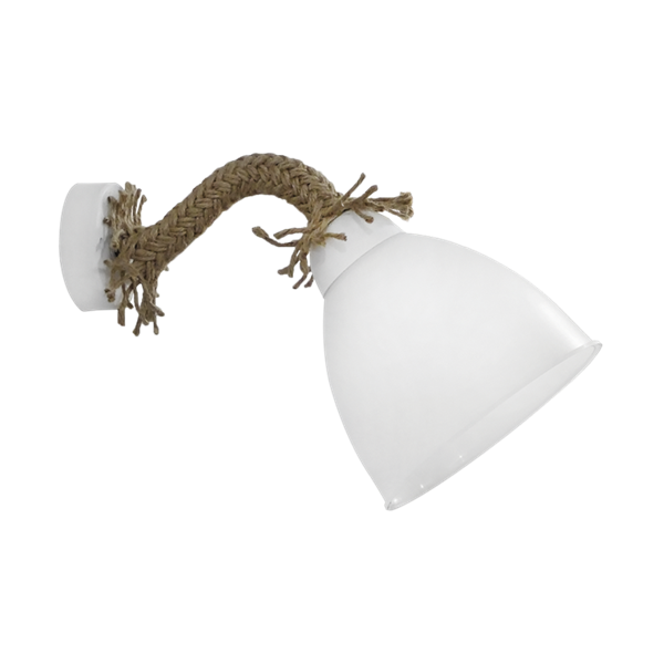 Εικόνα από Απλίκα 45ο Πλαστικό Με Σχοινί Λευκό UT-26ΑΡ OVO ROPE UT-WH Heronia 31-1197