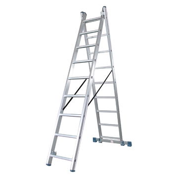 Εικόνα της ΣΚΑΛΑ ΔΙΠΛΗ ΑΛΟΥΜΙΝΙΟΥ 2x11 5.6m (029700) BORMANN Pro BHL5140