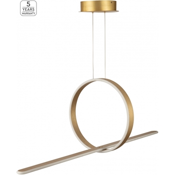 Εικόνα της Φωτιστικό Κρεμαστό Se Led 120 Milea Pendant Gold Mat Home Lighting 77-8120