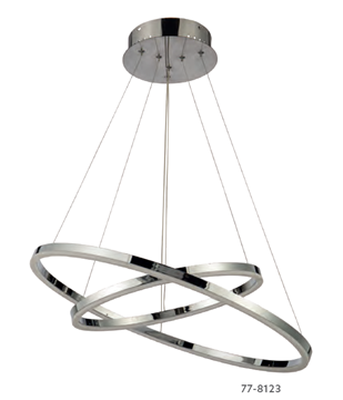 Εικόνα της Φωτιστικό Κρεμαστό Se Led 60-40 Olympic Pendant Chrome Home Lighting 77-8123