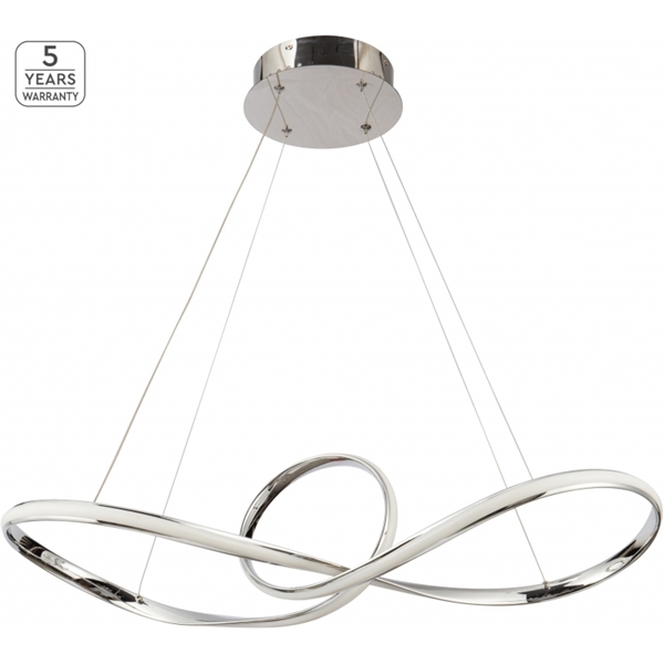 Εικόνα από Φωτιστικό Κρεμαστό Se Led 81 Malbera Pendant Chrome Home Lighting 77-8126