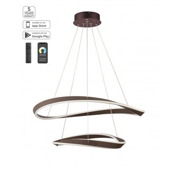 Εικόνα της Φωτιστικό Κρεμαστό Se Led Smart 82 Mateo Pendant Gold Mat Home Lighting 77-8129