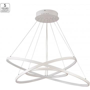 Εικόνα της Φωτιστικό Κρεμαστό Se Led 80-60-40 Morelli Pendant White Mat Home Lighting 77-8133