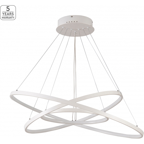 Εικόνα από Φωτιστικό Κρεμαστό Se Led 80-60-40 Morelli Pendant White Mat Home Lighting 77-8133