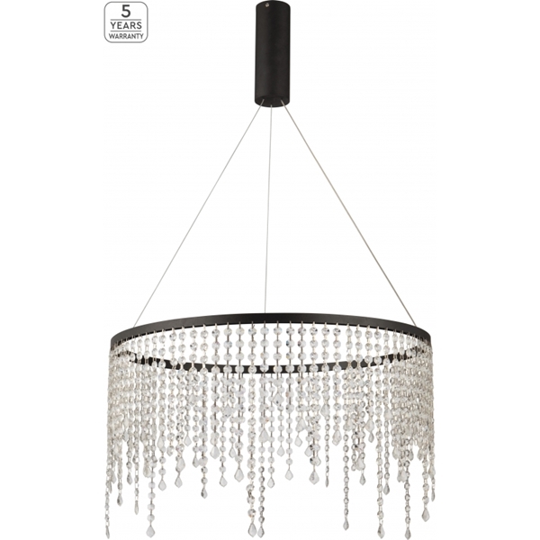 Εικόνα από Φωτιστικό Κρεμαστό Se Led 60 Crescendo Pendant Black Home Lighting 77-8136