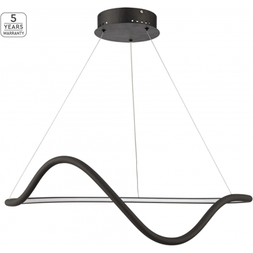 Εικόνα της Φωτιστικό Κρεμαστό Se Led 70 Krishna Pendant Black Home Lighting 77-8166