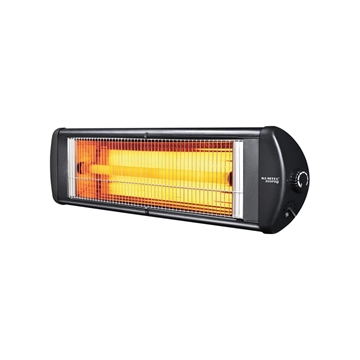 Εικόνα της Σόμπα Χαλαζία Μαύρη Επίτοιχη 2300W Kumtel EXO-23