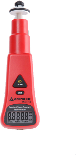 Εικόνα από Amprobe TACH-10 Contact and Non-Contact Tachometer