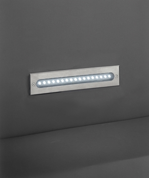 Εικόνα της Φωτιστικό Παραλληλόγραμμο Inox 2.5W LED Λευκό WIP Allum 3900-15-6