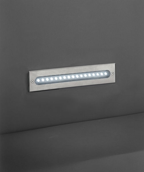 Εικόνα από Φωτιστικό Παραλληλόγραμμο Inox 2.5W LED Κόκκινο WIP Allum 3901-15-6