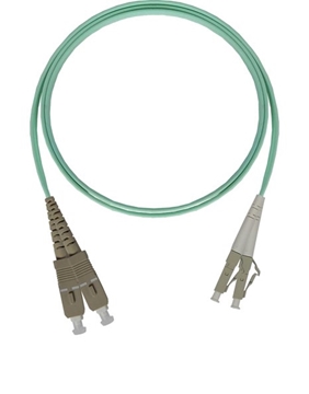 Εικόνα της F.O. Patch Cord SCPC - LCPC “Duplex” πολύτροπο (ΜΜ) 50/125μm OM3