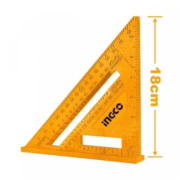 Εικόνα της Τρίγωνο Μοιρογνωμόνιο 18cm INGCO HAS20202
