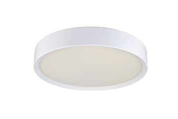 Εικόνα της Φωτιστικό Πλαφονιέρα Λευκή E27 3x15W CFL/LED Φ370 Alessio 4155301 Viokef