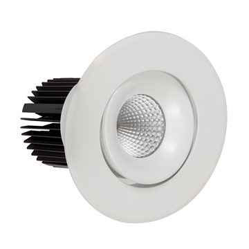 Εικόνα της Χωνευτό κινητό σποτ led 24w 4000K 2.400lm 40° IP20 λευκό ματ VK/04291/W/C VKLighting 64174-955724