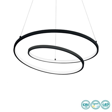 Εικόνα της Φωτιστικό Κρεμαστό OZ SP D80 NERO Ideal Lux 269450