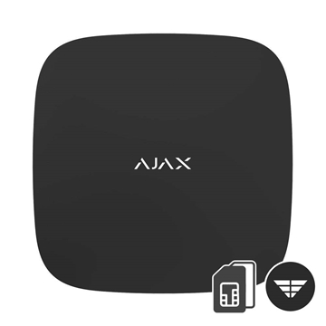 Εικόνα της 14909.40.BL1 Hub 2 Panel Black AJAX