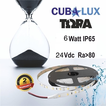 Εικόνα της Ταινία LED 6W Ip65 24V Nw 4000K 5M Tora Cubalux 50-0063