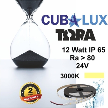 Εικόνα της Ταινία LED 12W Ip65 24V Nw 4000K 5M Tora Cubalux 50-0069