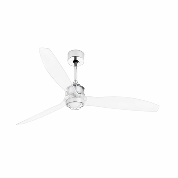 Εικόνα της Just Fan O1280 Mm Chrome 3 Blades Trans 17W 3000K Faro 33394-9