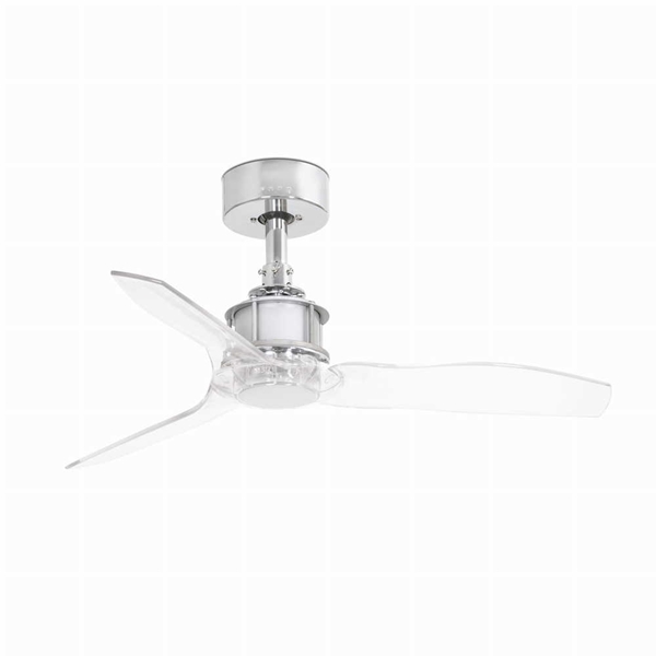 Εικόνα από Just Fan Xs O810Mm Chrome Transparent Blades Faro 33426