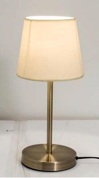 Εικόνα της Φωτιστικό Επιτραπέζιο Μεταλλικό Πορτατίφ 14εκ. LMP-411/001 DORA TABLE LAMP BRONZE Homelighting 77-2122