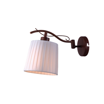 Εικόνα της Φωτιστικό Τοίχου E27 Λευκό 32cm W9423-1 HANA Homelighting 77-2230