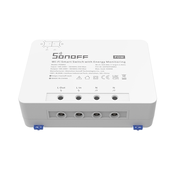 Εικόνα από SONOFF POWR3 - Wi-Fi Smart High Power Switch - 25A/5500W