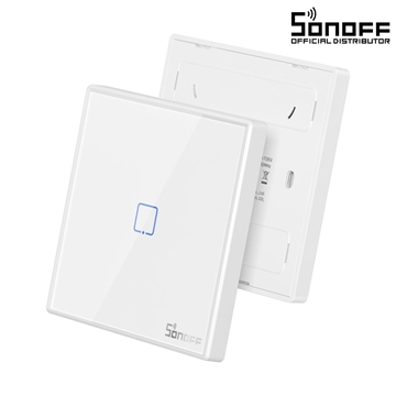 Εικόνα της SONOFF T2EU1C-RF - 433MHz Wireless Smart Wall Touch Button Switch 1 Way - RF Series