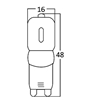 Εικόνα από Λάμπα led 3w G9 3000K 2700K BA29-00390 Braytron