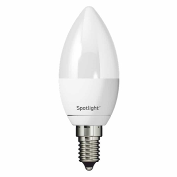 Εικόνα της Λαμπτήρας LED Κερί C35 E14 9W 720lm 6000k 210° 5790 Spotlight 5790