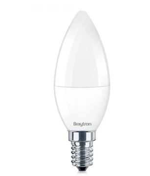 Εικόνα της Λάμπα led C37 κερί 6,5w E14 6500K BA09-00713 Braytron