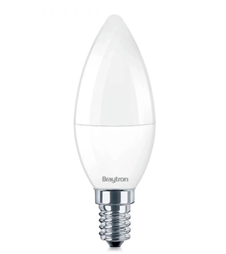 Εικόνα της Λάμπα led C37 κερί 6,5w E14 3000K BA09-00710 Braytron