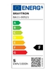 Εικόνα από Λάμπα led G45 γλομπάκι 5w E27 4000K BA11-00521 Braytron