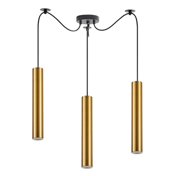 Εικόνα της SE21-GM-5-BL3 ADEPT TUBE GOLD MATT Gold Matt Pendant Home Lighting 77-8680