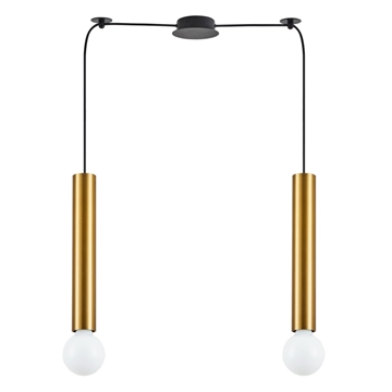 Εικόνα της SE21-GM-5-BL2 ADEPT TUBE GOLD MATT Gold Matt Pendant Home Lighting 77-8681