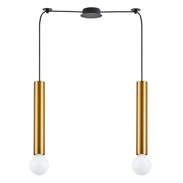 Εικόνα από SE21-GM-5-BL2 ADEPT TUBE GOLD MATT Gold Matt Pendant Home Lighting 77-8681