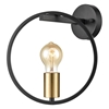 Εικόνα από KQ 9016-1W HOOP WALL LAMP BLACK : BRUSHED BRASS HOME LIGHTING 77-8175