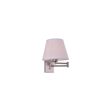 Εικόνα της SE 121-1AN DENNIS WALL LAMP NICKEL MAT HOMELIGHTING 77-3560