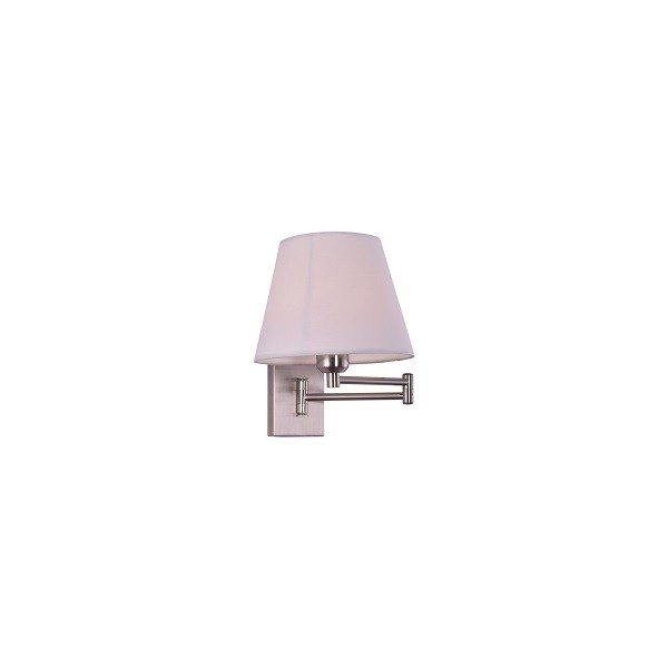 Εικόνα από SE 121-1AN DENNIS WALL LAMP NICKEL MAT HOMELIGHTING 77-3560