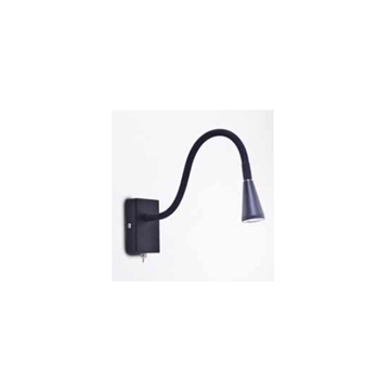 Εικόνα της SE 124-1AB CABLE WALL LAMP BLACK MAT HOMELIGHTING  77-3589