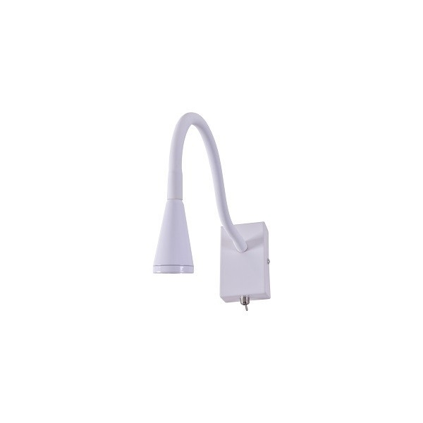 Εικόνα από SE 124-1AW CABLE WALL LAMP  WHITE MAT HOMELIGHTING 77-3590