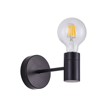 Εικόνα της SE21-BL-16 ADEPT BLACK WALL LAMP HOMELIGHTING 77-8253