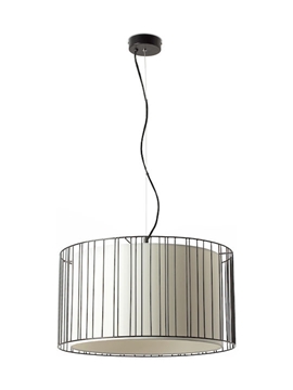 Εικόνα της Linda Black Pendant Light 1 X E27 100W Faro 29313