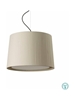 Εικόνα από Samba Black Pendant Lamp Beige Ribboned Lampshade Faro 64314-44