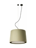 Εικόνα από Samba Black Pendant Lamp Green Ribboned Lampshade Faro 64314-46