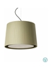 Εικόνα από Samba Black Pendant Lamp Green Ribboned Lampshade Faro 64314-46