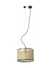 Εικόνα από Mambo Black Pendant Lamp Rattan Lampshade O320*213 Faro 64314-48