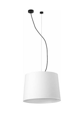 Εικόνα της Conga Black Pendant Lamp O500*350*O450 White Lamps Faro 64314-54