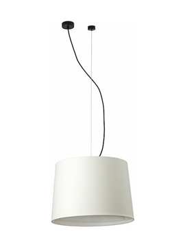 Εικόνα της Conga Black Pendant Lamp O500*350*O450 Beige Lamps Faro 64314-55